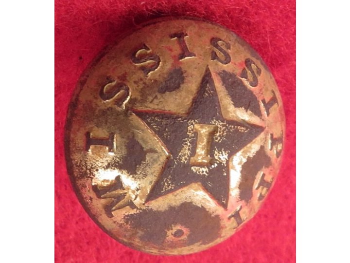 Mississippi Infantry Cuff Button